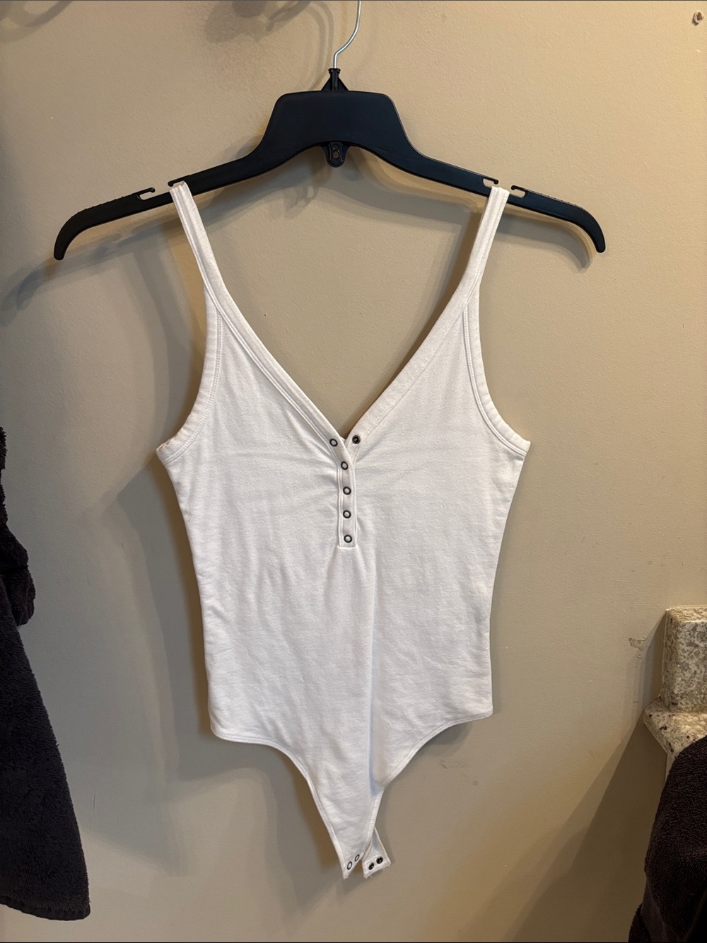 Abercrombie & Fitch White Bodysuit